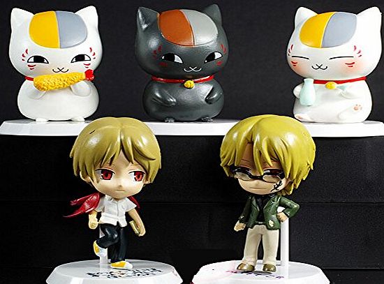 Blancho [Natsumes Book of Friends] Sets Of 5 Animation Model Collector amp; Cat Dolls